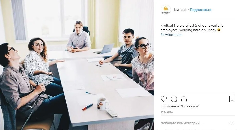 виды контента  фото команды