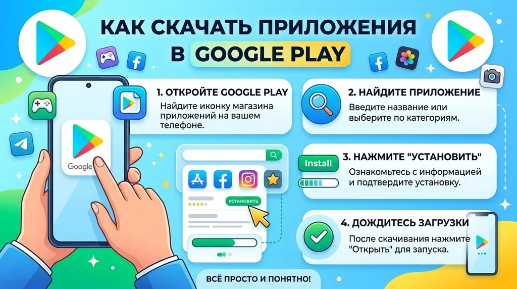 Как запустить скачивания приложений в Гугл Плей + методы накрутки загрузок