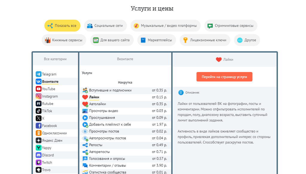 Накрутка лайков в ВК: лучшие сервисы + как избежать бана