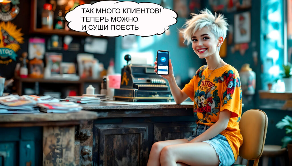 Как тату-салон сэкономил 100 часов в месяц и увеличил поток клиентов на 40% за счет Telegram-бота (и почему это крутой лайфхак для вашего бизнеса)