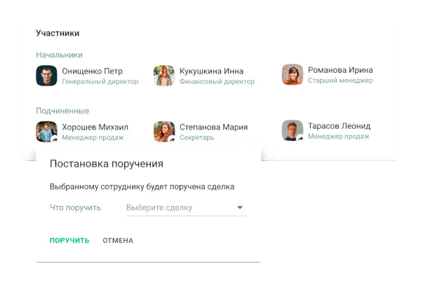 взаимодействие в црм системах