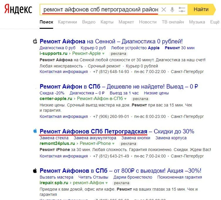 мультилендинг как показывает поиск