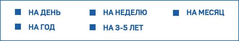 план продаж на какой срок выставлять