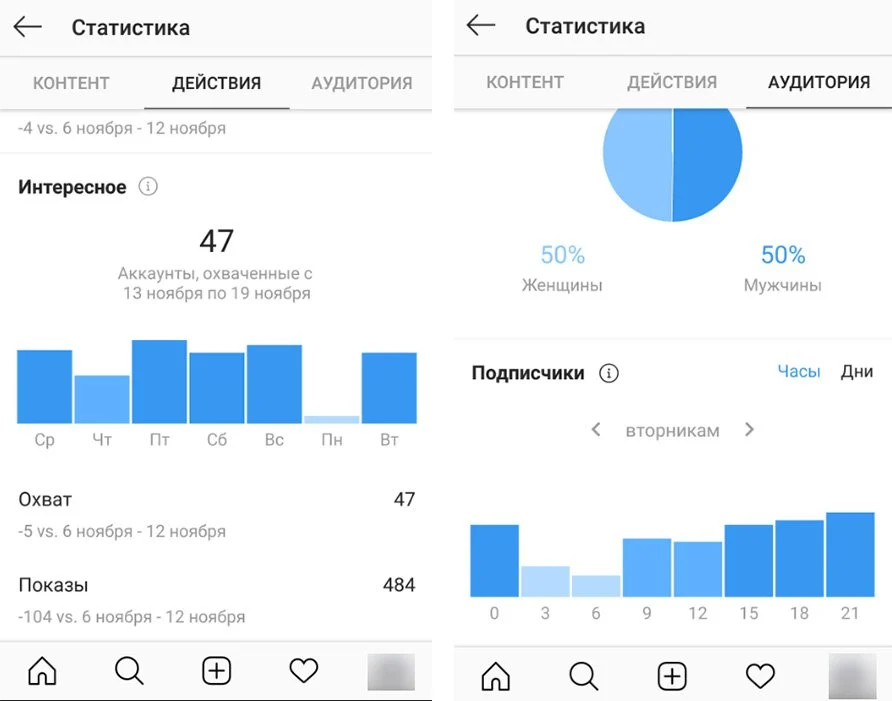 прямой эфир инстаграм стат