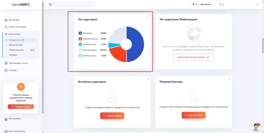 trendhero как вычислить массфоловеров