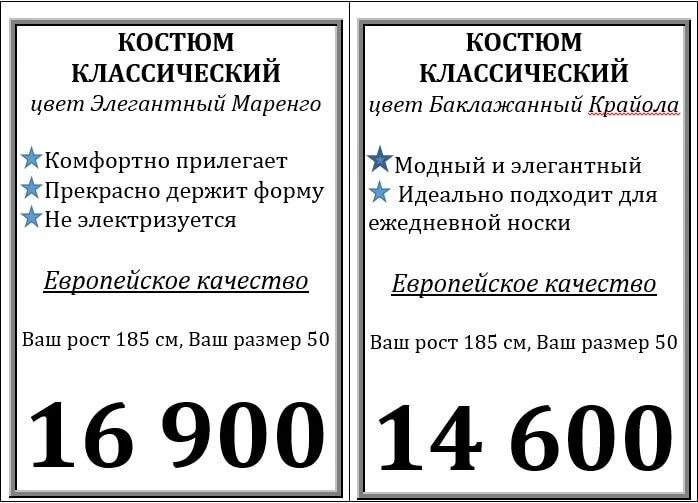 Увеличение продаж в розничном магазине ценники