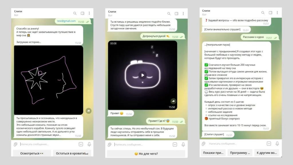 использование чат бота пример