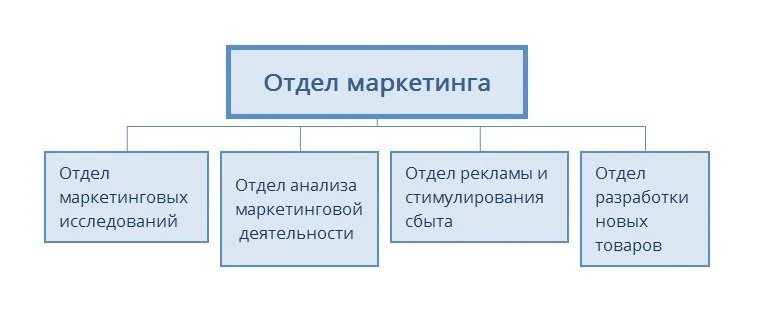 отдел маркетинга кадровая структура